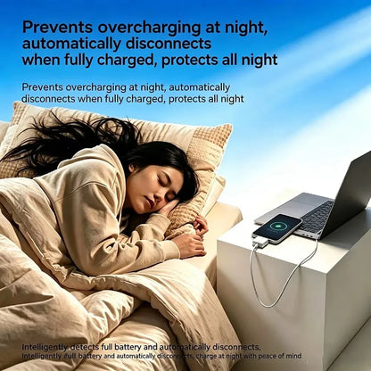 Never Overcharge Again!! USB-C Auto Cut-Off Charging Adapter (140W) NEXO KH-51