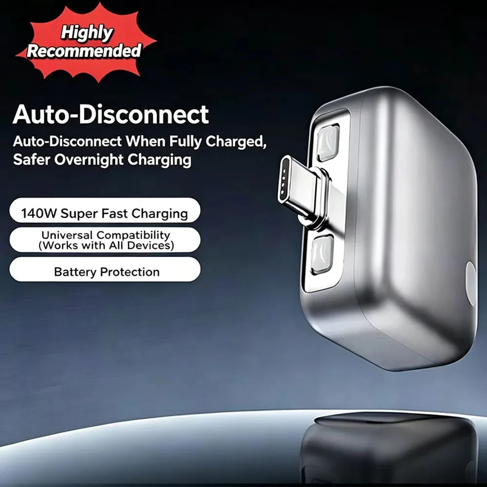 Never Overcharge Again!! USB-C Auto Cut-Off Charging Adapter (140W) NEXO KH-51