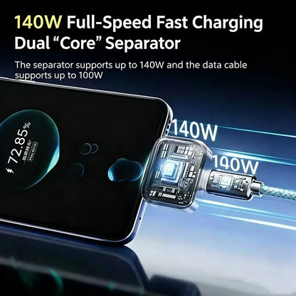 Never Overcharge Again!! USB-C Auto Cut-Off Charging Adapter (140W) NEXO KH-51