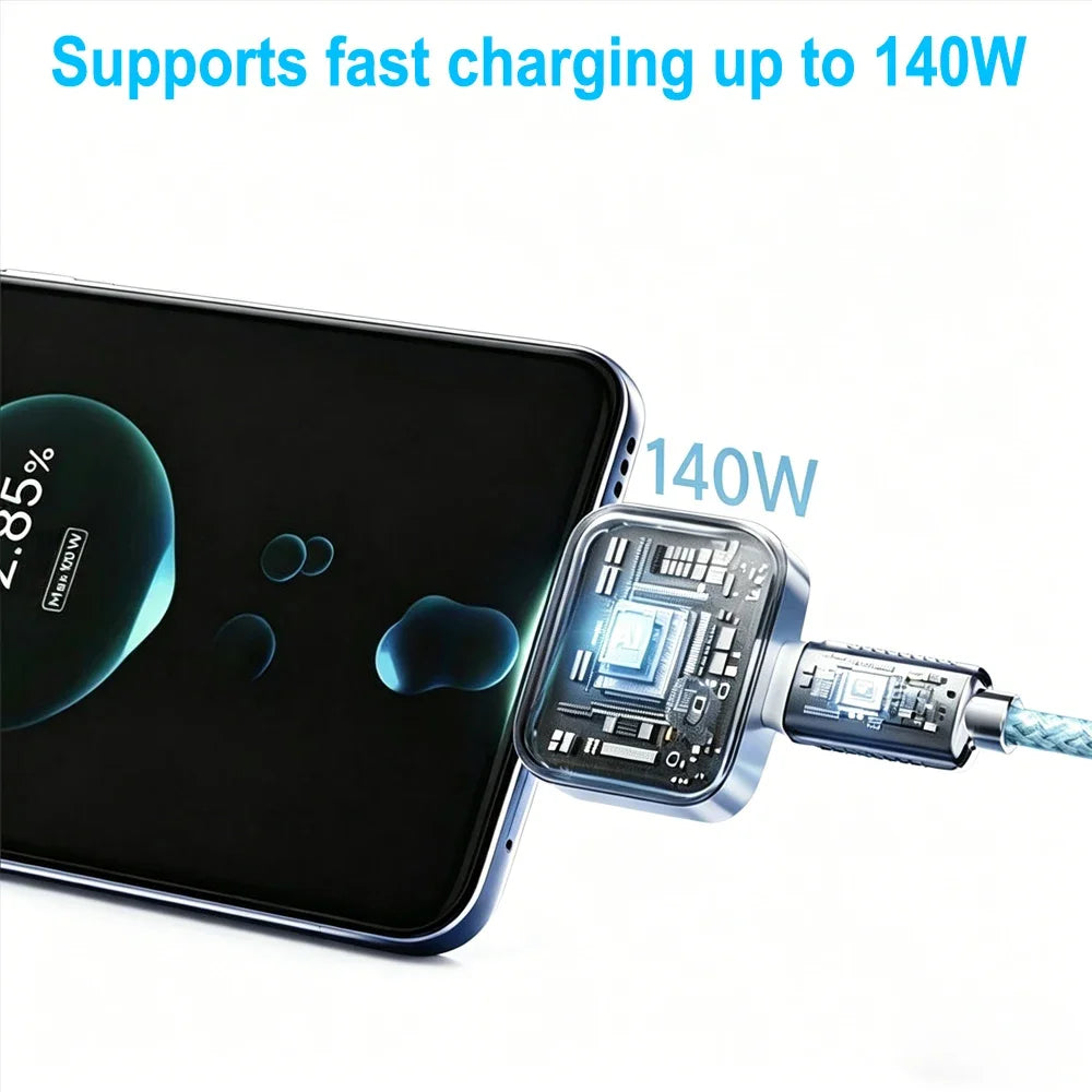 Never Overcharge Again!! USB-C Auto Cut-Off Charging Adapter (140W) NEXO KH-51